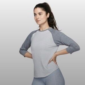 Outdoor Voices ‘Doing Things’ Baseball Raglan Sleeve Tee